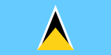 St. Lucia flag 160px PNG
