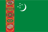 Turkmenistan flag 160px PNG