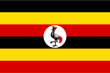 Uganda flag 160px PNG
